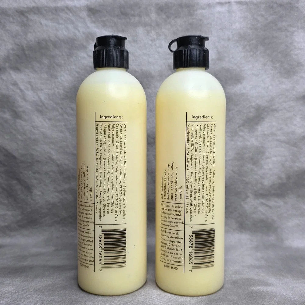 (X2) d:fi American Crew D:stress‎ Moisturizing Shampoo 12 oz NOS HTF